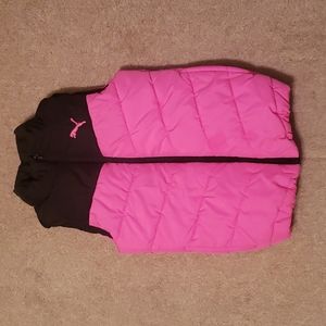 Puma Girl's Sleeveless Puffer Vest